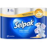 Selpak Yağ Emici Havlu 3 Rulo - Beyaz