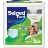 Selped Hasta Bezi Emici Külot - Yüksek Emicili Hasta ve Yetişkin Bezi Large 10'lu 2 Paket - 10x2 - Beyaz