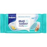 Selped Multi Yüzey ve Cam Temizleme Mendilleri 100'lü Alkol İçermeyen Lemon Kokusuyla Pratik Temizlik