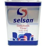 Selsan Selülozik Tiner 2.5 Litre Şeffaf Renk 24x10x16 Boyut ile Kolay Uygulama