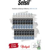 Selsil 16 x 280 ml Mutfak ve Banyo Silikonu ve Rosie - Şeffaf - 240 ml