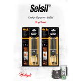 Selsil 2 Adet Şırınga Epoksi Yapıştırıcı Şeffaf, Rosıe