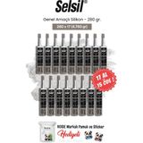 Selsil 280 gr Genel Amaçlı Silikon 17 Al 15 Öde ve Rosie Pamuk - Şeffaf - 240 ml