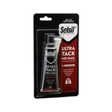 SELSİL-3104 Montaj Yapıştırıcı Beyaz 50ml 350kg Pls Metal Ahşap Beton Ultra Tack NO Naıl Cam - 12'li Paket