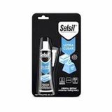 SELSİL-3987 Ultra Clear Kristal Şeffaf Montaj Yapıştırıcı Tüp 50ml Pls Metal Ahşap Beton Cam - 12'li Paket
