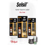 Selsil 3'lü Epoksi Yapıştırıcı Şeffaf, Rosıe - 28 g - şırınga