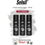 Selsil 3'lü Torpido Parlatıcı Sprey, 200 ml ve Rosie Pamuk - 1 - Şeffaf - 1 Adet