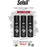 Selsil 3'lü Torpido Parlatıcı Sprey, 200 ml ve Rosie Pamuk - Şeffaf