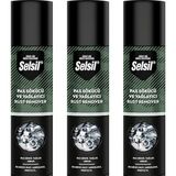 Selsil 400 ml Pas Sökücü ve Yağlayıcı 3'lü Set, Metal Yüzeyler için Koruyucu ve Nüfuz Eden Formül