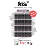 Selsil 48 AL 41 ÖDE, 500 gr Silikonize Mastik, Beyaz ve rosie pamuk