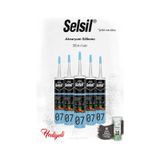 Selsil 5 Adet Akvaryum Silikon Şeffaf Ve Rosıe