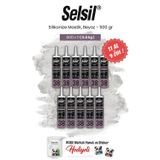 Selsil 500 gr, Silikonize Mastik, Beyaz 11 AL 9 ÖDE ve rosie pamuk