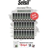 Selsil 500 Ml, 25 Al 21 Öde Silikon Sprey ve Rosie Pamuk - Şeffaf