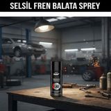 Selsil 500 ml Fren Balata Temizleyici Sprey Aşındırıcı Olmayan Kolay Uygulama İmkanı
