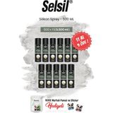 Selsil 500 ml Silikon Sprey, 11 Al 9 Öde ve Rosie Pamuk - Şeffaf