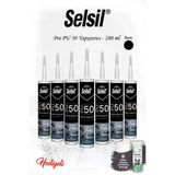 Selsil 7 Adet Pro Pu 50 Mastik - Siyah, Rosıe