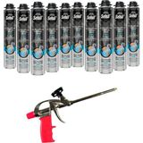 Selsil 850 Ml Thermal Foam Suya Dayanıklı Isı ve Ses Yalıtım Köpüğü 10 Adet Metal Tüp