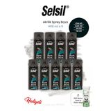 Selsil 9'Lu 400 Ml Siyah Mat Sprey Boya Ve Rosıe