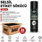 Selsil Arge Toptan Etiket Sökücü Sprey 200 ml 36 Adet