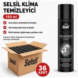 Selsil Arge Toptan Klima Temizleyici Sprey 150 ml 36 Adet