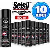 Selsil Arge Toptan Motor Temizleme Spreyi 500 ml Motor Parlatma 10 Adet