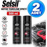 Selsil Arge Toptan Motor Temizleme Spreyi 500 ml Motor Parlatma 2 Adet