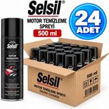 Selsil Arge Toptan Motor Temizleme Spreyi 500 ml Motor Parlatma 24 Adet