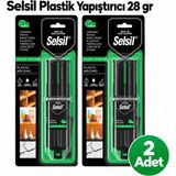 Selsil Arge Toptan Plastik Yapıştırıcı 28 gr Seramik, Ahşap, Birçok Sert Plastik, Porselen Karo, Fiberglas,beton ve Taş Üzerine Uygulanabilir. 2 Adet