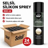 Selsil Arge Toptan Silikon Sprey 500 ml 24 Adet