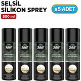 Selsil Arge Toptan Silikon Sprey 500 ml 5 Adet
