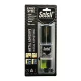 Selsil Epoxy Steel Metal Şırınga Epoksi Yapıştırıcı 28Gr. Metal - Çelik - Alüminyum - Ahşap - Plastik Bx40