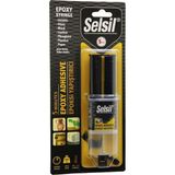 Selsil Epoxy Syrınge Adhesive Şırınga Epoksi Yapıştırıcı 28GR. Alüminyum - Cam - Porselen - S - Çok Renkli - Genel