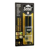 Selsil Epoxy Syrınge Adhesive Şırınga Epoksi Yapıştırıcı 28Gr. Alüminyum - Cam - Porselen - Seramik - Ahşap - Metal Bx40
