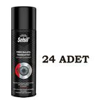 Selsil Fren Balata Temizleme Spreyi 500 Ml 24 Adet Toz Ve Yağ Giderici, Leke Bırakmayan Formül, 500 Ml, Tüm Araçlarla Uyumlu