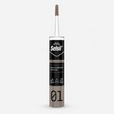 Selsil Genel Amaçlı Beyaz Silikon 280 gr Cam PVC Seramik Metal Banyo Mutfak Sızdırmazlık Dolgu Malzemesi 1 Adet