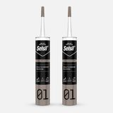 Selsil Genel Amaçlı Beyaz Silikon 280 gr Cam PVC Seramik Metal Banyo Mutfak Sızdırmazlık Dolgu Malzemesi 2 Adet