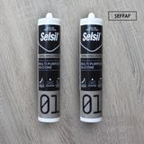 Selsil Genel Amaçlı Şeffaf Silikon 280 gr 2 Adet