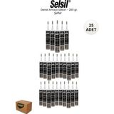 Selsil Genel Amaçlı Şeffaf Silikon 280 Gr. - 25 Adet