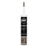 Selsil Genel Amaçlı Şeffaf Silikon 280 gr Cam PVC Seramik Metal Banyo Mutfak Sızdırmazlık Dolgu Malzemesi 1 Adet