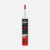 Selsil Genel Amaçlı Silikon 03 Antrasit Gri Ral 7016 280 ml (4'li Paket) - Antrasit - Gri