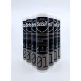 Selsil Genel Amaçlı Silikon 280gr - 25 adet - Şeffaf