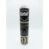 Selsil Genel Amaçlı Silikon Multi Purpose Su Geçirmez Mastik 310 ml - Şeffaf