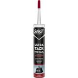 Selsil Güçlü (350 Kg' A Kadar Ağılık Taşır) ve Hızlı Kuruyan Ultra Tack Beyaz Silikon 290 ml - Şeffaf