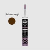 Selsil Kahverengi Renk Silikonize Mastik 500 G - 270 Ml