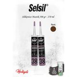 Selsil Kahverengi Silikonize Mastik 500 Gr - 2 Adet Ve Rosie