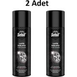 Selsil Lastik Parlatıcı 500 ml 2 Adet Hızlı Kuruma Özellikli Sprey ile Derinlemesine Temizlik