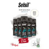 Selsil Mat Beyaz 400 ml x 5 Akrilik Sprey Boya ve Rosie