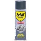 Selsil Motor Temizleme Spreyi 500 ml Şeffaf Renkli Kauçuk ve Plastik Yüzeylerde Kalıcı Parlaklık