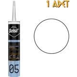 Selsil Mutfak Banyo Duşakabin Silikonu BEYAZ 280 ml. - 1 Adet