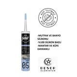 Selsil Mutfak Ve Banyo Silikonu Şeffaf 280 Ml (1 Adet)
